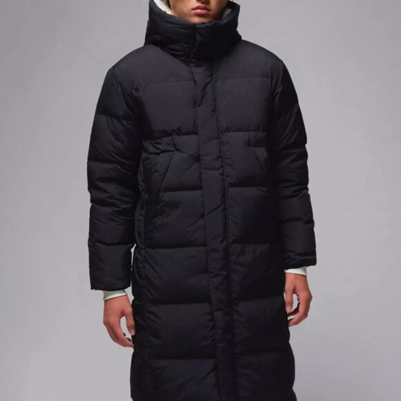 NEW NWT Nike Air Jordan Flight Mens Down Hood Parka Jacket Fv7269-010 Sz XL $375
